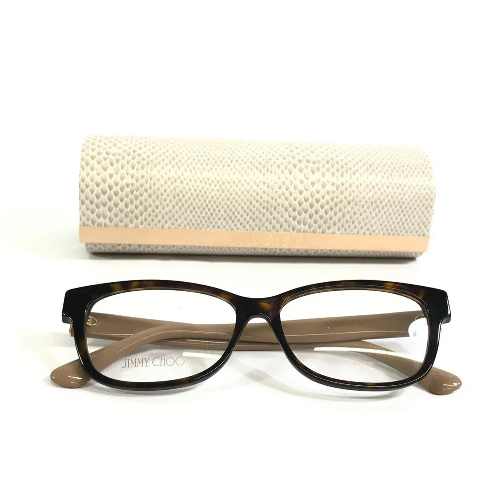 Jimmy Choo Eyeglasses Frames JC278 ONS Havana Nude Brown Tortoise 54-15-145